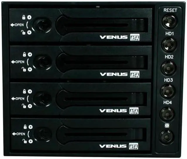 Alt view image 2 of 5 - AMS DS-3141SSBK 4-IN-3 SATA Module