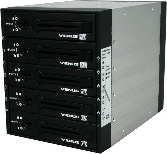 Main image of AMS DS-3151SSBK Aluminum 3.5" Black SATA SATA SATA Backplane Module