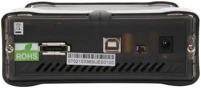 Alt view image 2 of 6 - AMS DS-2316SUESBK 3.5" SATA USB 2.0 & eSATA External Enclosure