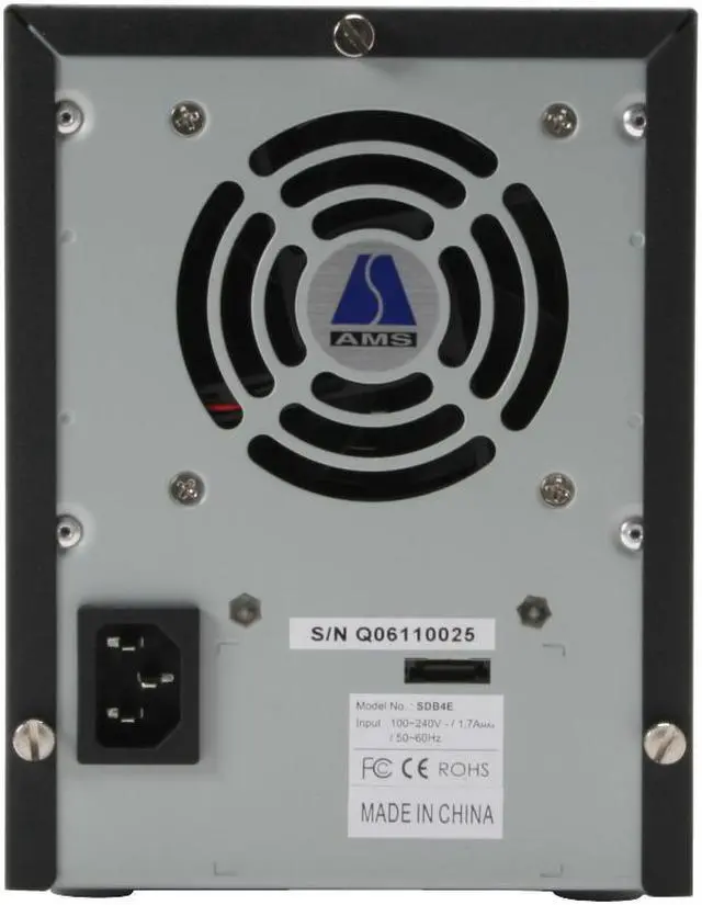 Alt view image 2 of 3 - AMS DS-2340SES SATA eSATA VENUS T4S External Enclosure