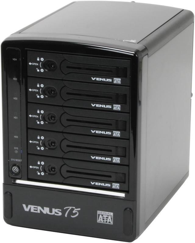 Main image of AMS DS-2350S Aluminum Black eSATA 5 bay SATA Enclosure