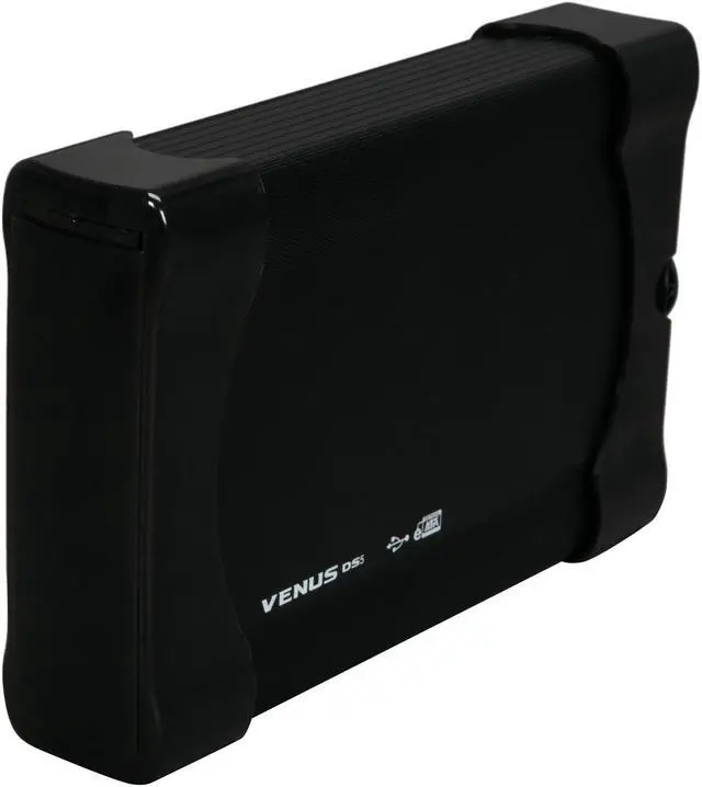 Main image of AMS DS-2512SUESBK Aluminum / Plastic 5.25" Black SATA eSATA & USB 2.0 External Enclosure
