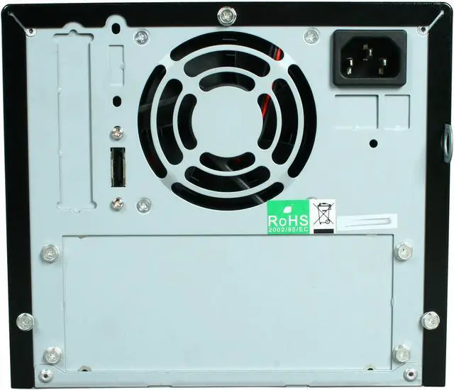 Alt view image 4 of 6 - AMS VENUS ES5 DS-315SES 3.5" Black SATA eSATA External Enclosure