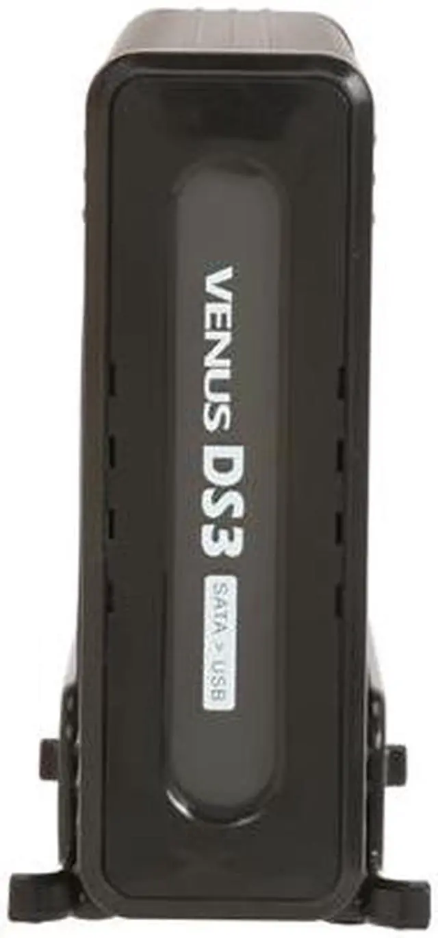 Alt view image 2 of 6 - AMS DS-309SUES Aluminum 3.5" Black SATA USB 2.0 & eSATA External Enclosure