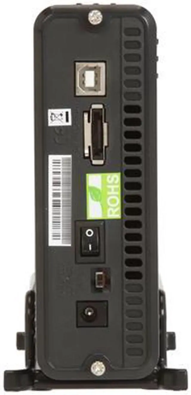 Alt view image 4 of 6 - AMS DS-309SUES Aluminum 3.5" Black SATA USB 2.0 & eSATA External Enclosure