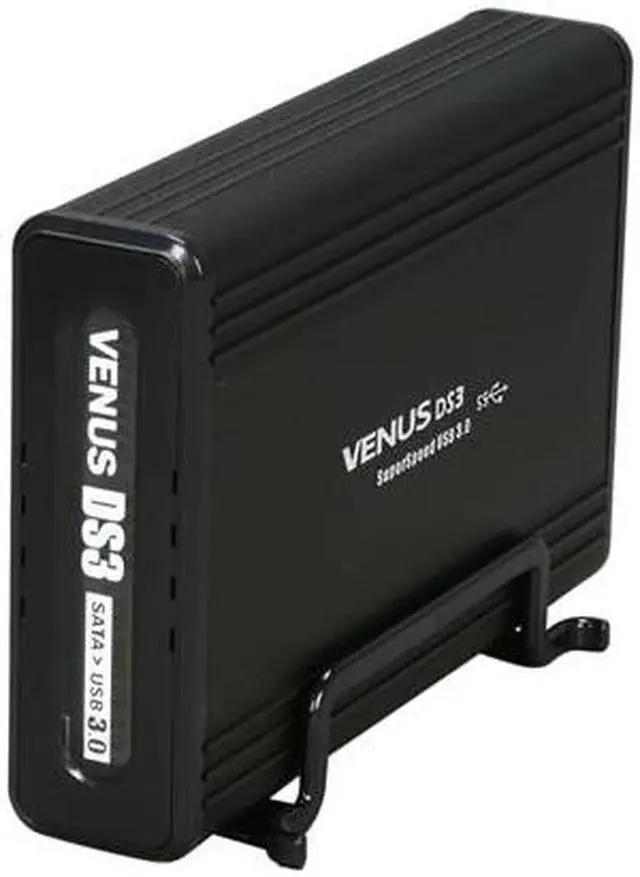 Main image of AMS Venus DS3 DS-309PEU3 Aluminum 3.5" Black SATA USB 3.0 External Enclosure with USB3.0 PCI-E controller