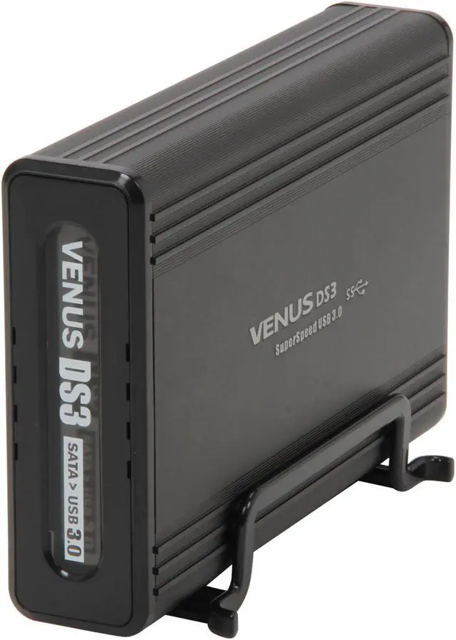 Main image of AMS Venus DS-309U3 Aluminum 3.5" Black USB 3.0 External Enclosure