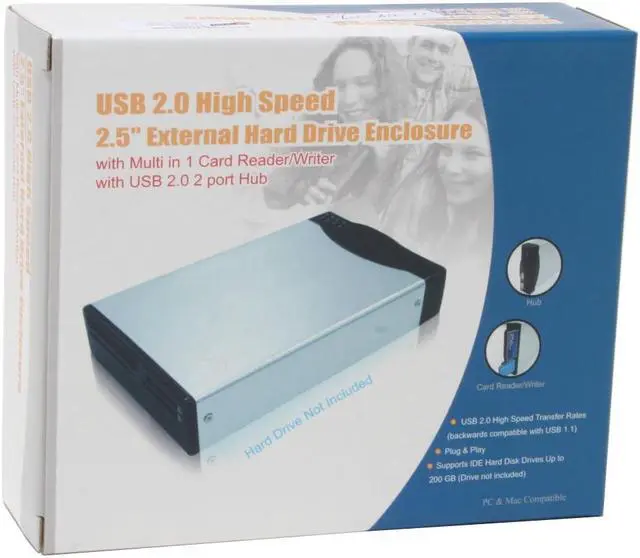 Alt view image 5 of 5 - Link Depot EN-25UCR 2.5" IDE USB 2.0 External Enclosure