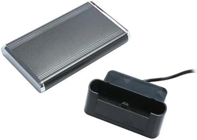 Alt view image 9 of 10 - Link Depot EN-25SATA-DK Aluminum 2.5" Black SATA USB 2.0 External Enclosure with U-Dock