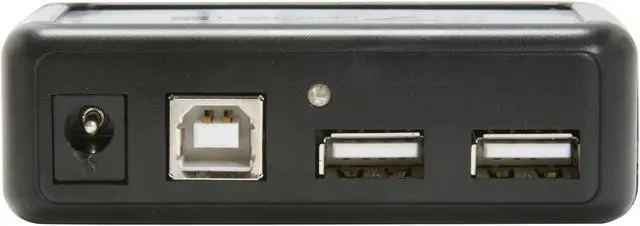Alt view image 9 of 10 - Link Depot USH-271BK Black 7-port USB 2.0 Hub with AC Adaptor