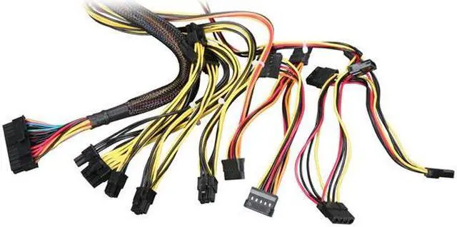 Alt view image 6 of 7 - Athena Power AP-P4ATX55FEC Continuous 550W @ 40°C EPS12V Ver. 2.91 SLI Ready CrossFire Ready Nickel Coating PS2 ATX v2.2/ EPS12V Power Supply - OEM