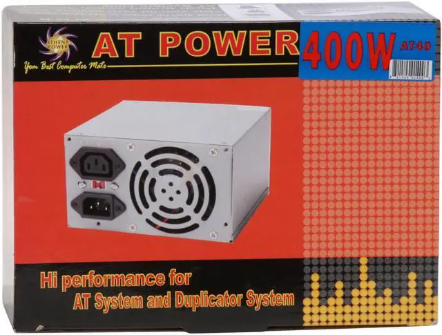 Alt view image 8 of 8 - Athena Power AP-AT40 400 W AT Power Supply