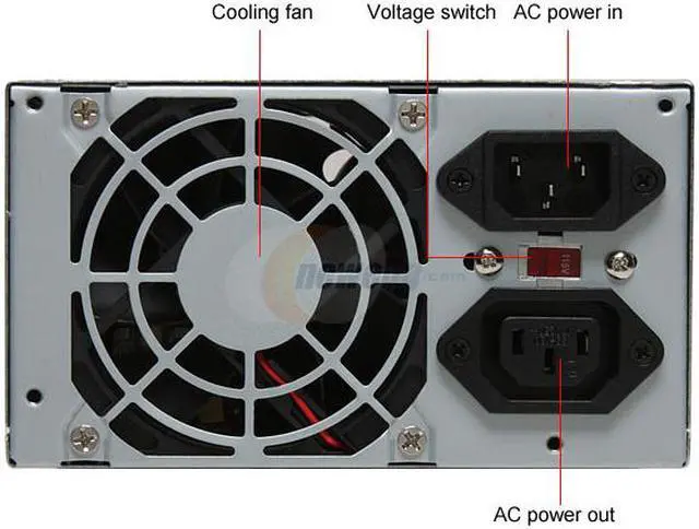 Alt view image 2 of 8 - Athena Power AP-AT40 400 W AT Power Supply