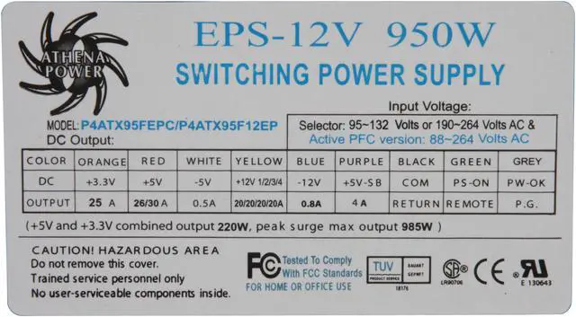Alt view image 5 of 9 - Power Supply compatible with core i7