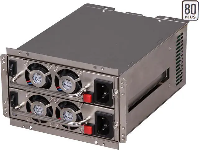 Main image of Athena Power AP-RRP4ATX6508 80 PLUS Certified 20+4Pin 2 x 500W Mini Redundant Server Power Supply