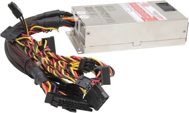 Alt view image 3 of 6 - Athena Power AP-MFATX40P8 20+4Pin 400W Single Server Power Supply 80+ Bronze Certified