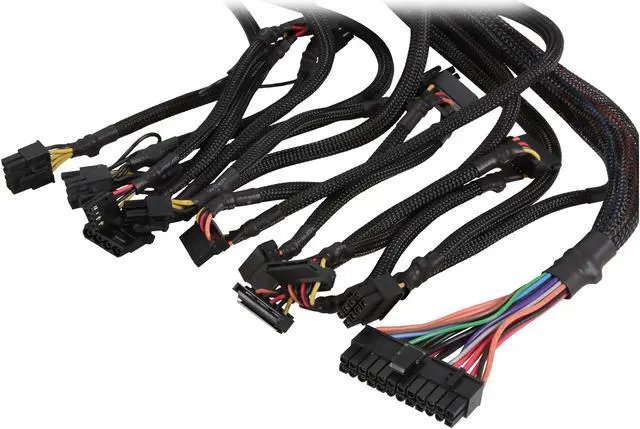 Alt view image 5 of 6 - Athena Power AP-P4ATX80FEP8 800W Power Supply SLI & Crossfire Ready ATX12V2.31 & EPS12V2.92 Active PFC & 80PLUS BRONZE Certified