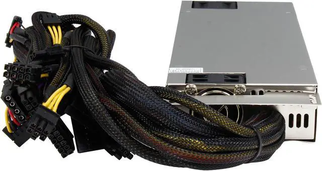 Alt view image 4 of 6 - Athena Power AP-U1ATX6022FEP8 ATX Connector 24 (20+4) Pin x 1
P4-12V 4 Pin x 1
EPS 12V 8 Pin
PCIE 6 Pin x 1
PCIE 6+2 Pin
SATA 15 Pin x 3
Molex 4 Pin x 3 600W 1U IPC Power Supplies