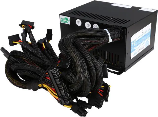 Alt view image 3 of 6 - Athena Power AP-MPS3ATX80EP8 800W MicroPS3 (118mm Length)/PS2 Single EPS12V/ATX12V IPC Server Power Supply - 80PLUS Bronze - ActivePFC - OEM