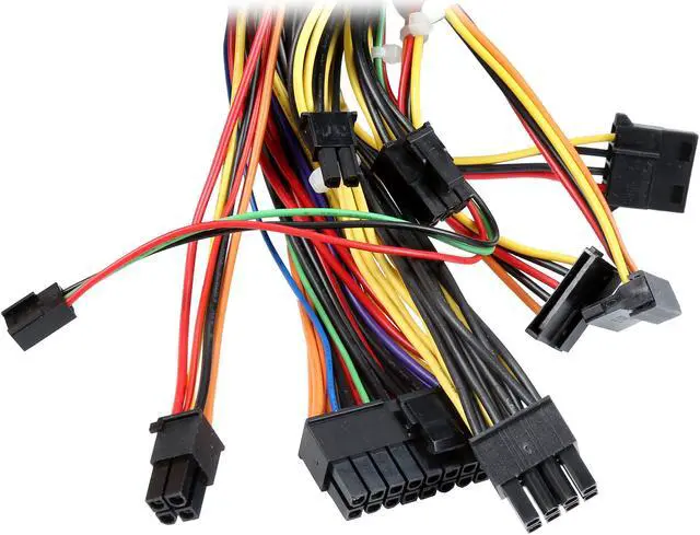 Alt view image 8 of 9 - Athena Power AP-RRU2ATX608 ATX Connector 24(20+4) pin x 1
P4-12V 4 Pin x 1
EPS 12V 8 Pin x 2
PCIE 6+2 Pin x 2
SATA 15 Pin x 3
Molex 4 Pin x 3 600W Redundant 2U Micro redundant PSU