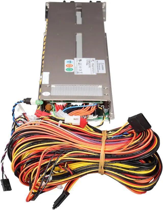 Alt view image 4 of 6 - Athena Power Zippy M1K2-5C01V4H 1200W 1U Redundant IPC/Server Power Supply - OEM