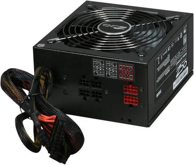 Alt view image 3 of 7 - PC Power & Cooling ModXStream Pro Series 500 Watt 80+ Semi-Modular Active PFC Performance Grade ATX PC Power Supply (OCZ500MXSP)