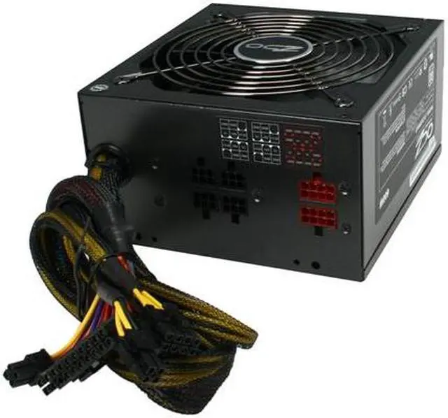Alt view image 4 of 7 - PC Power & Cooling ModXStream Pro Series 600 Watt 80+ Semi-Modular Active PFC Performance Grade ATX PC Power Supply (OCZ600MXSP)