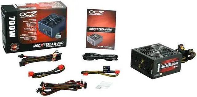 Alt view image 7 of 7 - PC Power & Cooling ModXStream Pro Series 700 Watt 80+ Semi-Modular Active PFC Performance Grade ATX PC Power Supply (OCZ700MXSP)