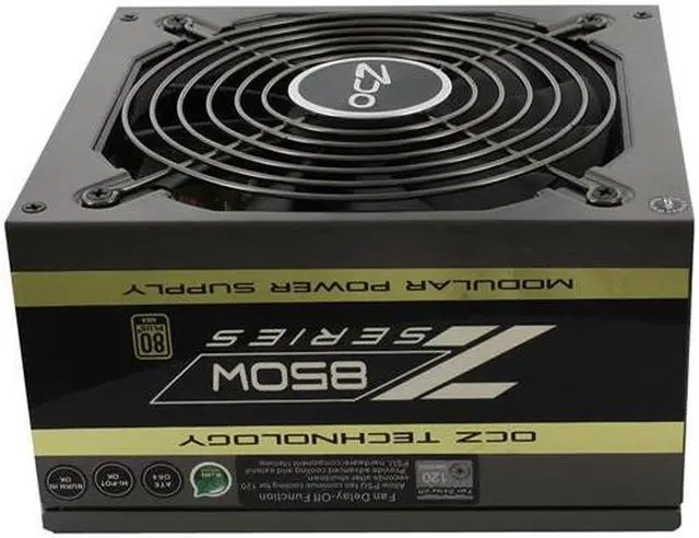 Alt view image 3 of 12 - OCZ Z Series 850W Modular 80PLUS Gold High Performance Power Supply compatible with Intel Haswell Core i3/i5/i7 and AMD Phenom