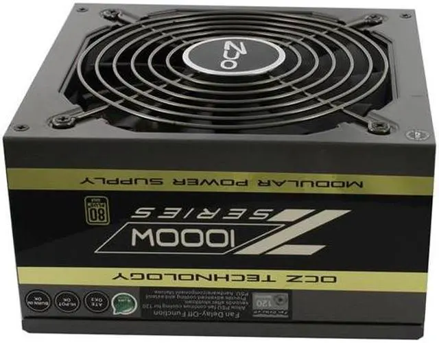 Alt view image 2 of 11 - OCZ Z Series 1000W Modular 80PLUS Gold High Performance Power Supply compatible with Intel Haswell Core i3/i5/i7 and AMD Phenom