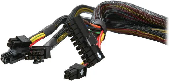 Alt view image 6 of 7 - PC Power & Cooling Fatal1ty Gaming Series 750 Watt 80+ Bronze Semi-Modular Active PFC Performance Grade ATX PC Power Supply (OCZ750FTY)