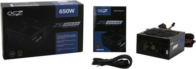 Alt view image 7 of 7 - OCZ ZS Series 650W 80PLUS Bronze High Performance Power Supply compatible with Intel Sandy Bridge Core i3 i5 i7 and AMD Phenom