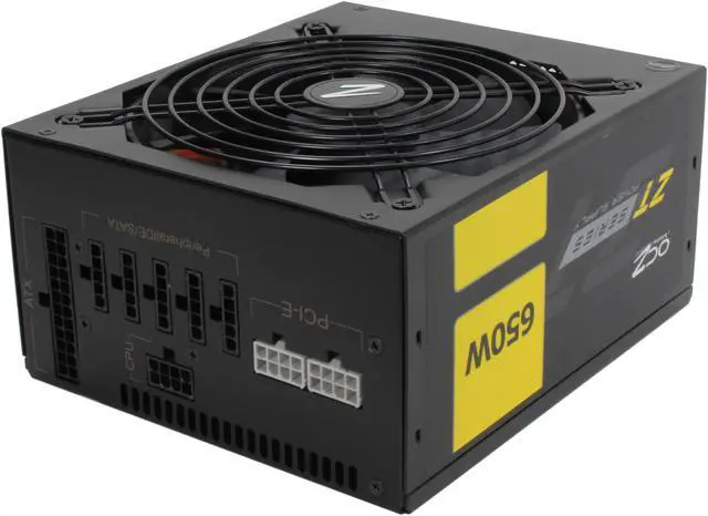 Alt view image 4 of 7 - PC Power & Cooling ZT Series 650 Watt 80+ Bronze Fully-Modular Active PFC Performance Grade ATX PC Power Supply (OCZ-ZT650W)