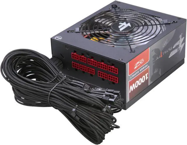 Alt view image 5 of 7 - PC Power & Cooling Fatal1ty Gaming Series 1000 Watt 80+ Gold Semi-Modular Active PFC Performance Grade ATX PC Power Supply (OCZ-FTY1000W)