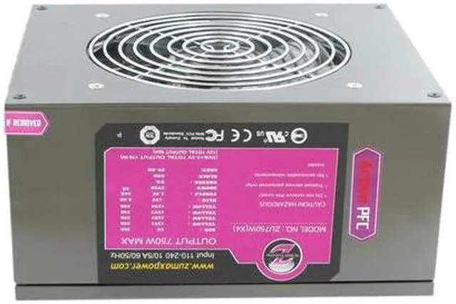 Alt view image 7 of 13 - TOPOWER ZU-750W 750 W ATX12V v2.2 / EPS12V v2.91 SLI Certified Active PFC Power Supply