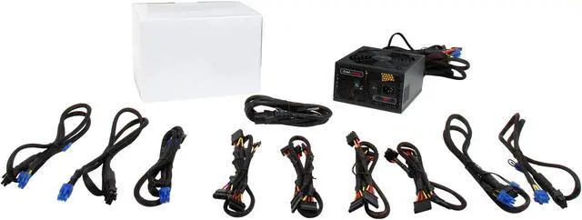 Alt view image 8 of 8 - TOPOWER TOP-1000P12-ADJ 1000W ATX12V/EPS12V Active PFC Power Supply, Support SLI and CrossFire, Semi-Modular Cable, Adjustable Voltages on Rails +3.3V, +5V, and +12V to Boost Gaming Performance