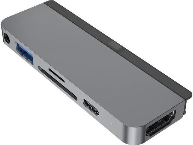 Main image of Sanho HyperDrive HD319B-SILVER 6-in-1 USB-C Hub for iPad Pro/Air