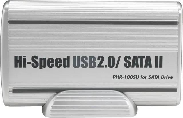 Alt view image 3 of 5 - macally PHR-100SU Aluminum 3.5" SATA USB & eSATA External Enclosure