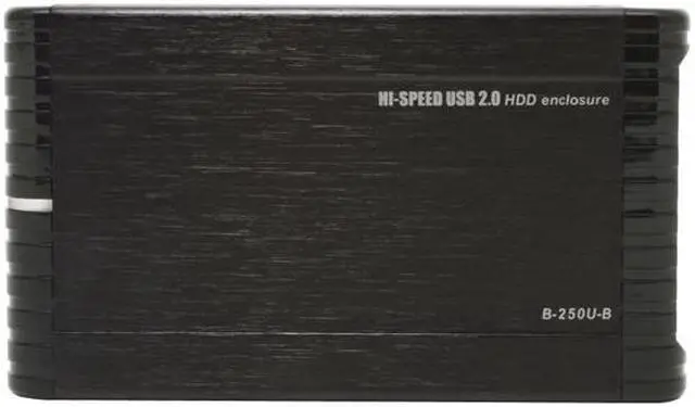 Alt view image 2 of 5 - Macally 2.5" USB 2.0 Mac External Storage Enclosure for 2.5"HDD Model B-250U-B