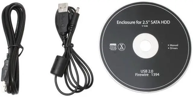 Alt view image 4 of 5 - Macally 2.5" USB 2.0 Mac External Storage Enclosure for 2.5"HDD Model B-250U-B