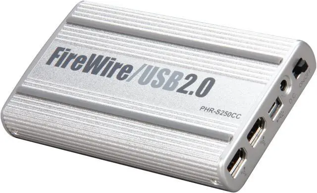 Main image of macally PHRS250CC Aluminum 2.5" SATA USB 2.0 & 1394 External Enclosure