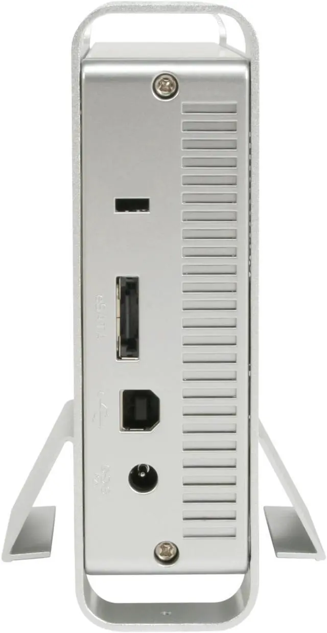 Alt view image 4 of 5 - macally G-S350SU Aluminum 3.5" Silver SATA USB 2.0 & eSATA External Enclosure