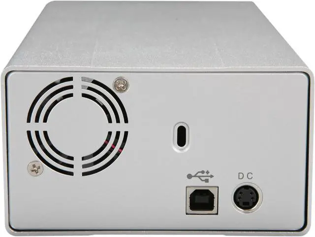 Alt view image 4 of 5 - macally NSA2-S350U Aluminum 3.5" SATA USB 2.0 External Enclosure