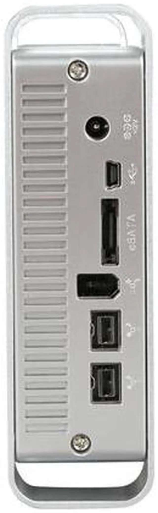Alt view image 4 of 5 - macally G-S350SUAB2 Aluminum 3.5" Silver SATA I/II USB2.0 / eSATA / FireWire External Enclosure