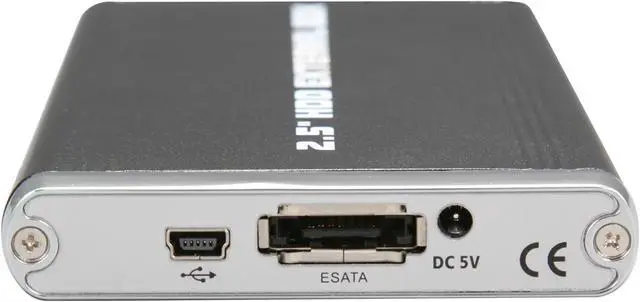 Alt view image 4 of 5 - OKGEAR OK250AU2S1-K 2.5" SATA USB 2.0 & eSATA External Enclosure