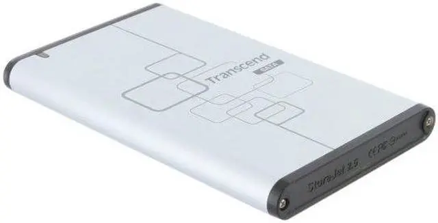 Alt view image 7 of 13 - Transcend TS0GSJ25S-S Aluminum 2.5" Silver SATA USB 2.0 External Enclosure