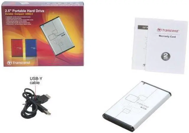 Alt view image 9 of 13 - Transcend TS0GSJ25S-S Aluminum 2.5" Silver SATA USB 2.0 External Enclosure
