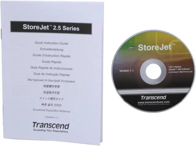 Alt view image 6 of 7 - Transcend TS0GSJ25B-S 2.5" Blue SATA USB 2.0 External Enclosure