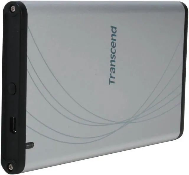 Alt view image 2 of 8 - Transcend TS0GSJ25S 2.5" Silver IDE USB 2.0 External Enclosure
