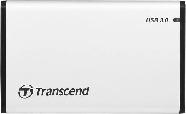 Alt view image 3 of 7 - Transcend TS0GSJ25S3 2.5" Silver SATA III 6Gb/s USB 3.1 Gen 1 (backward compatible with USB 2.0) External Enclosure